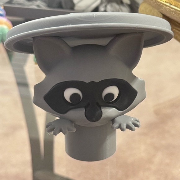 3D Print F&A Shop Other - 3D Printed Toilet Raccoon.
